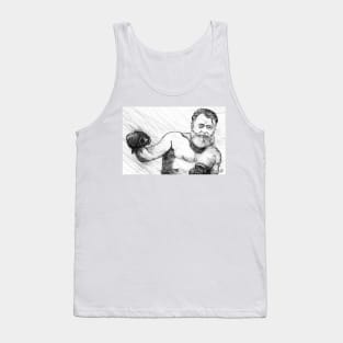 ERNEST HEMINGWAY pencil portrait .1 Tank Top